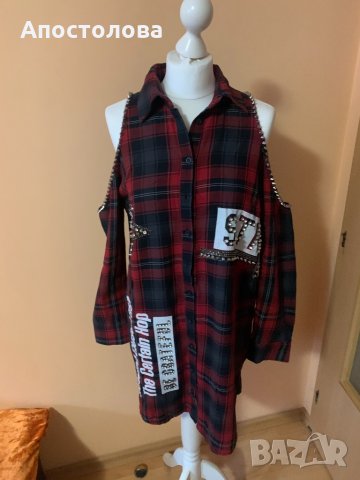 Дамска риза с капси