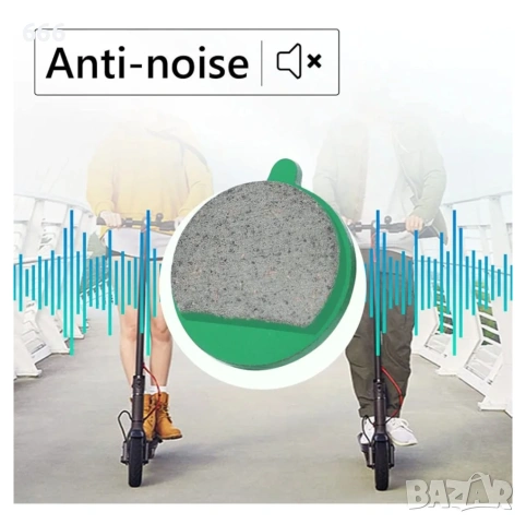 aibiku 2 чифта керамични спирачни накладки за KUGOO M4 / M4 Pro скутер, снимка 5 - Други спортове - 53296576