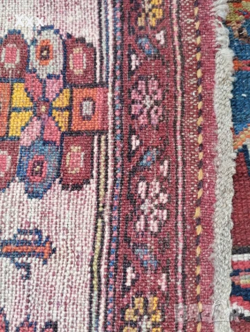 Ръчно тъкан вълнен Античен килим., снимка 7 - Килими - 51073785