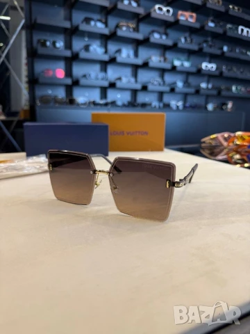 очила с черен обикновен калъф и ув защита louis vuitton , снимка 12 - Слънчеви и диоптрични очила - 50842453