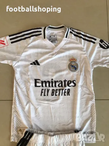 Комплект дълъг с къс екип Реал М. и Мбапе 10 2025 БГ производство, снимка 9 - Детски комплекти - 47690948