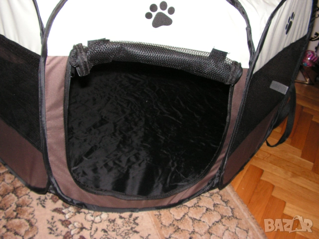 Голяма сгъваема кучешка /котешка/кошара., снимка 13 - Други стоки за дома - 52623421