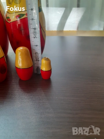 Прекрасна стара руска кукла матрьошка 8 в 1 с етикет, снимка 4 - Антикварни и старинни предмети - 53275518