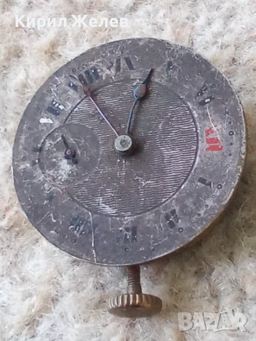 Механизъм с циферблат от стар ръчен часовник 52123, снимка 6 - Мъжки - 52262294