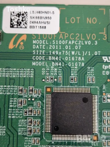Power board PD46A0_BSM BN44-00422A Tcon Board BN41-01678A S100FAPC2LV0.3, снимка 4 - Части и Платки - 47592918