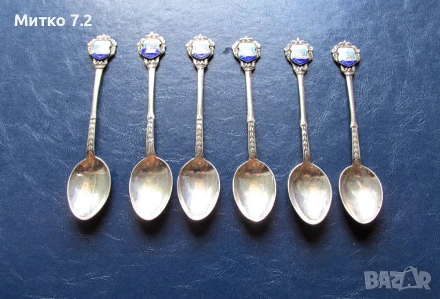 Комплект турски сребърни лъжички