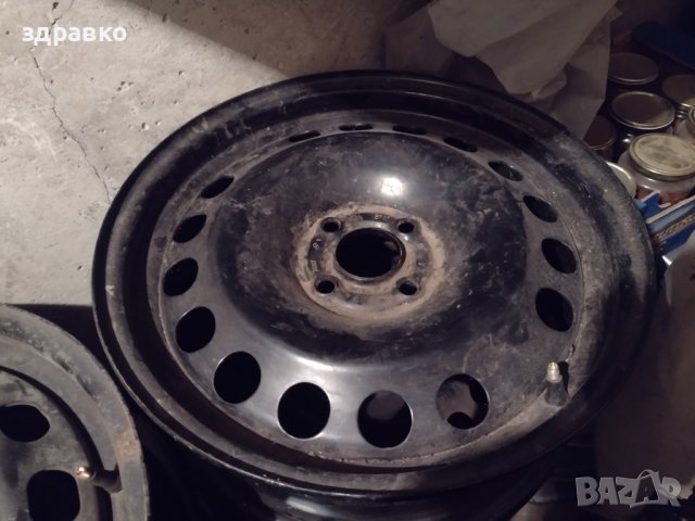 2 бр. железни джанти 16' 4х100 Опел , снимка 4 - Гуми и джанти - 38259621