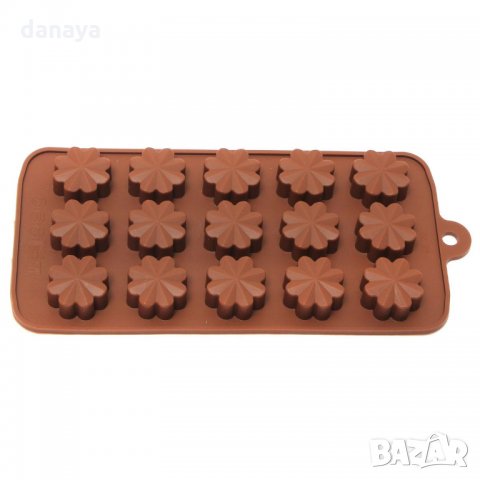 2103 Силиконова форма за бонбони и лед цветенца, снимка 2 - Други - 32640010