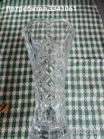 Ваза стъкло, снимка 2 - Вази - 53342769