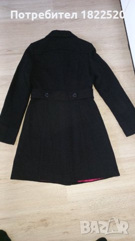 Черно елегантно палто, снимка 2 - Палта, манта - 43058553