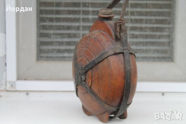 Дървена бъклица за украса , снимка 5 - Антикварни и старинни предмети - 34745128