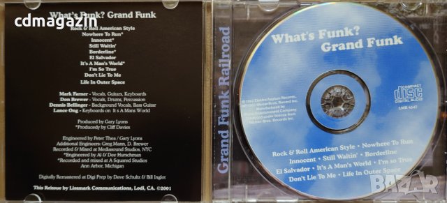 Компакт дискове CD Grand Funk Railroad – What's Funk?, снимка 3 - CD дискове - 37089049
