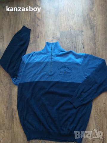 Paul & Shark - страхотен мъжки пуловер ХЛ , снимка 4 - Пуловери - 43913740