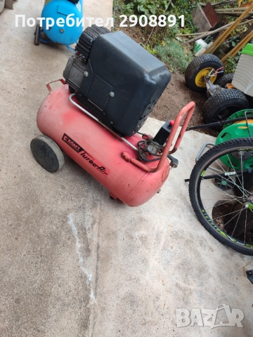 Компресор 50 литра , снимка 3 - Компресори - 52043397