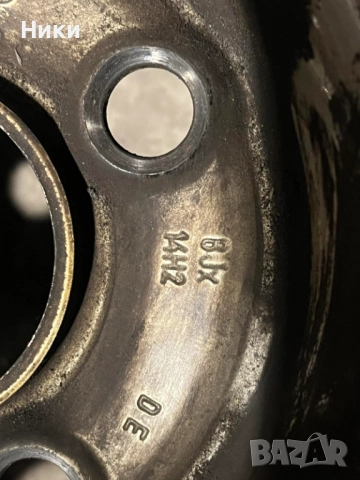 2бр.гуми 185/65/14 ДОТ 2022 +2 бр.джанти 4х100,6х14,VW+2 бр. тасове, снимка 10 - Гуми и джанти - 52506748