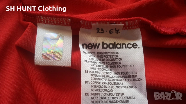 NEW BALANCE FC LIVERPOOL Football T-Shirt Размер 3XL мъжка футболна тениска 23-67, снимка 16 - Тениски - 53296952