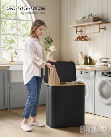 Кош за пране с 3 отделения, снимка 2 - Други стоки за дома - 52522288