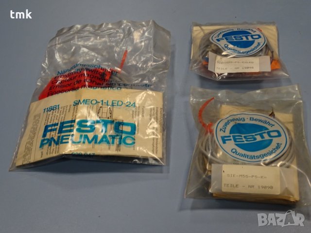 Индуктивни датчици Festo SIE-M5S, SIE-M8S, SMEO-1, снимка 17 - Резервни части за машини - 32844655