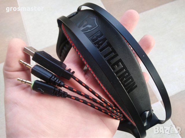 Нови! Геймърски слушалки Battletron, снимка 4 - Слушалки за компютър - 28177212
