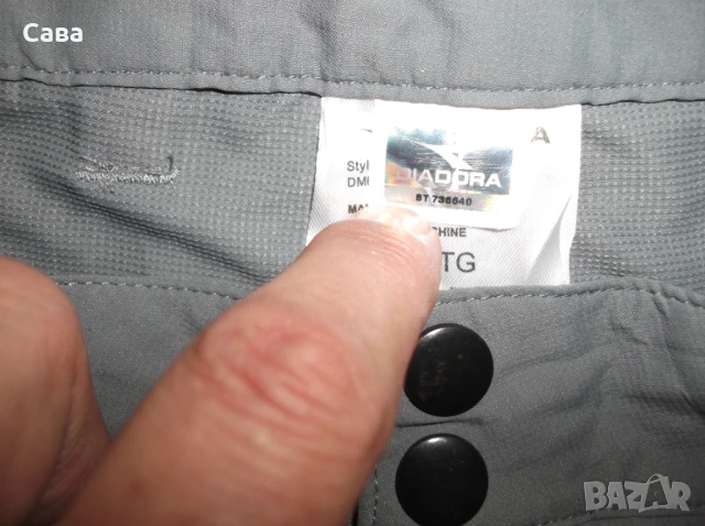 Къси панталони DIADORA   мъжки,ХЛ    /черни и сиви/, снимка 7 - Спортни дрехи, екипи - 37261387
