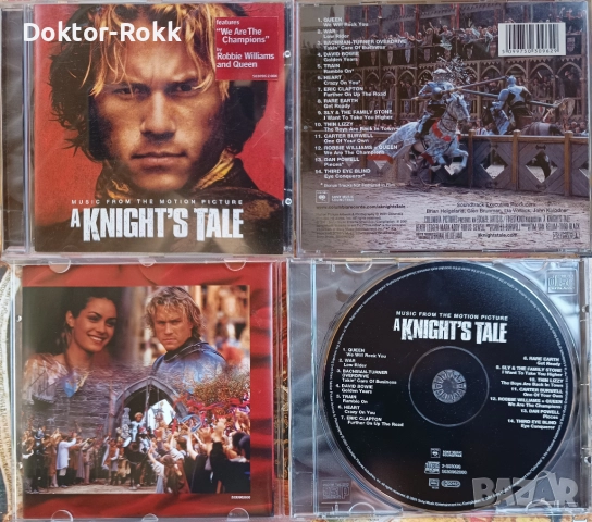 Music From The Motion Picture - A Knight's Tale 2018 + Amores Perros [2000, 2 CD], снимка 3 - CD дискове - 52807438