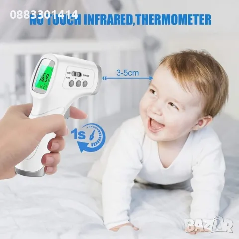 Безконтактен термометър , снимка 5 - Друга електроника - 47584082