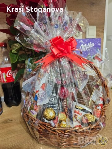 Подаръчна Кошница , снимка 2 - Коледни подаръци - 52910811