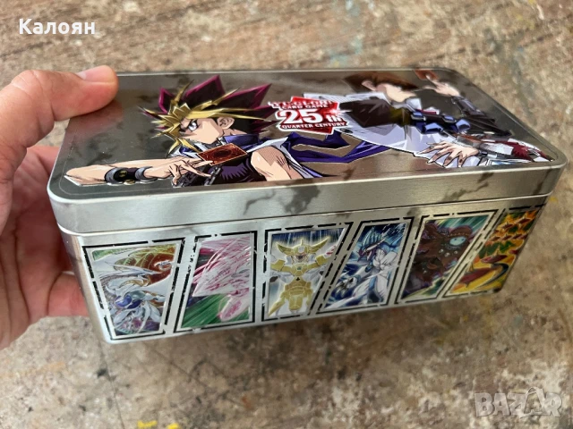 Метална кутия за колекционерски карти Yu-Gi-Oh!, снимка 2 - Колекции - 50933814