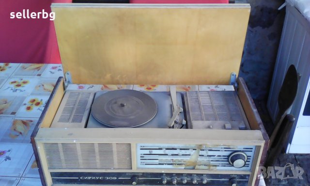 Лампов радио-грамофон Сириус 309 - работи, снимка 2 - Радиокасетофони, транзистори - 28720265