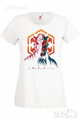 Дамска тениска Star Wars Maul,Филм,Игра,superhero,Изненада,Подарък,Повод,