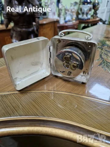 Рядък антикварен колекционерски каретен часовник Junghans , снимка 7 - Антикварни и старинни предмети - 48271790