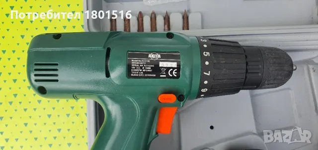 Винтоверт, бормашина Akita 18V, снимка 4 - Винтоверти - 49655809