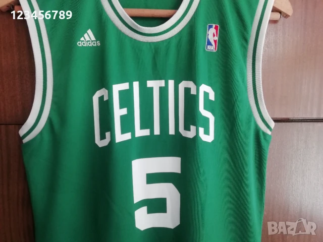 Adidas Boston Celtics #5 Kevin Garnett NBA оригинален потник Бостън Селтикс , снимка 4 - Тениски - 51001433