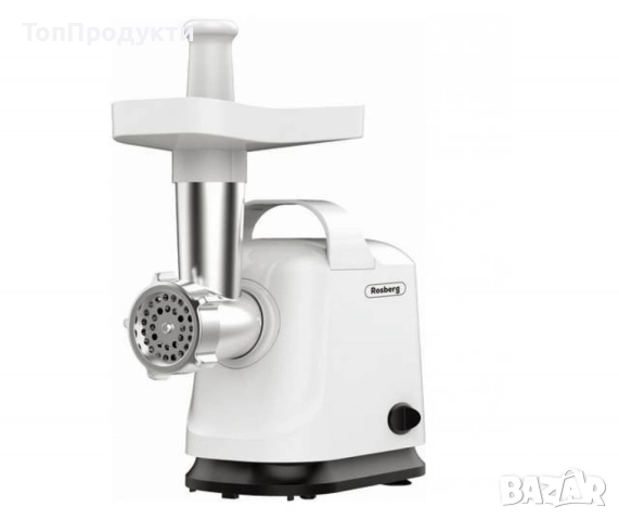 Месомелачка, 800W, приставка за домати, ниско ниво на шум, бял, снимка 4 - Месомелачки - 52923851