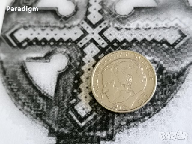 Mонета - Швеция - 1 крона | 2000г., снимка 2 - Нумизматика и бонистика - 28465403