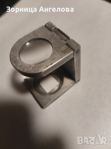 Антикварна сгъваема лупа с оригинален кожен калъф – от началото на XX век, снимка 2 - Антикварни и старинни предмети - 53487346