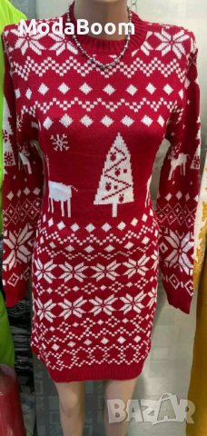 🎄Дамска стилна коледна рокля🎄, снимка 4 - Рокли - 43171852