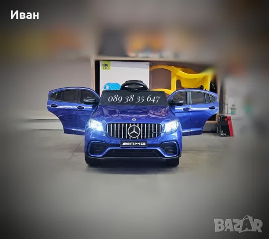ТОП ЦЕНА!НОВО!Акумулаторен джип Mercedes GLC63 с меки гуми,12V батерия, снимка 5 - Детски велосипеди, триколки и коли - 39276907