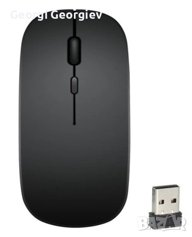 Безжична аргометрична мишка, снимка 4 - Клавиатури и мишки - 44136684