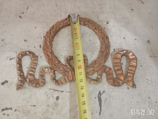 барокова апликация от бронз, снимка 2 - Антикварни и старинни предмети - 52919480