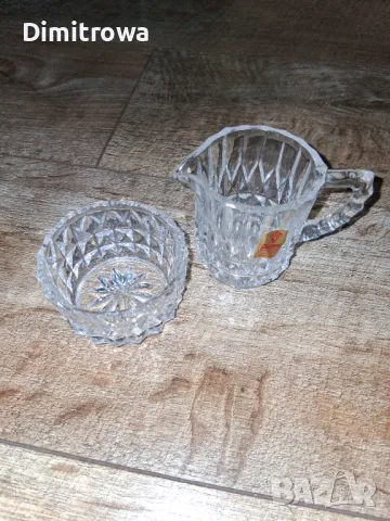 Комплект сосиери кристал, снимка 2 - Прибори за хранене, готвене и сервиране - 48564468