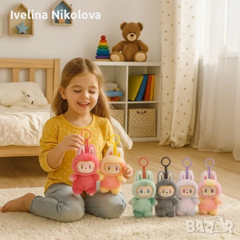 LaBubu, магическо плюшено създание. LaBubu ИЗНЕНАДА- Изпраща се на късмет. Няма кутия, снимка 10 - Плюшени играчки - 51421368
