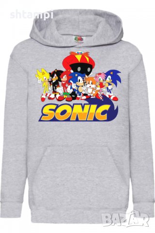 Детски Суитчър/Суитшърт Sonic and friends 002,Соник,Игра,Подарък,Изненада,Забавление,Рожден Ден, снимка 2 - Детски анцузи и суичери - 38329497