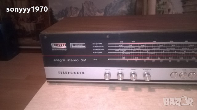 telefunken allegro stereo 301 receiver-внос германия, снимка 11 - Ресийвъри, усилватели, смесителни пултове - 27998767