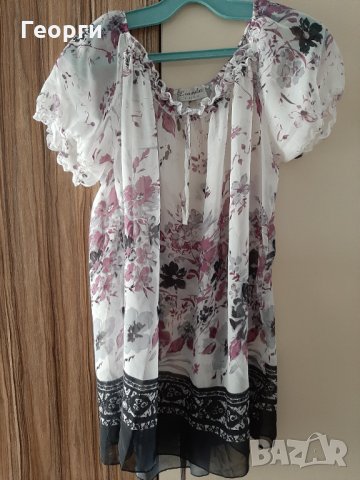Дамска ефирна блузa, снимка 1 - Тениски - 33639308