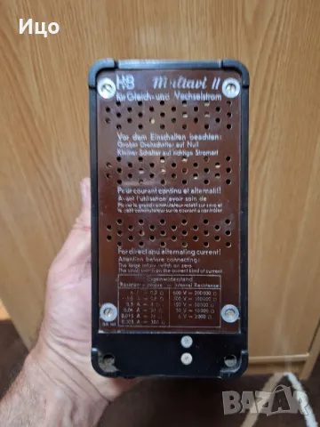 Амперметър Hatmann & braun, снимка 2 - Друго - 50413951