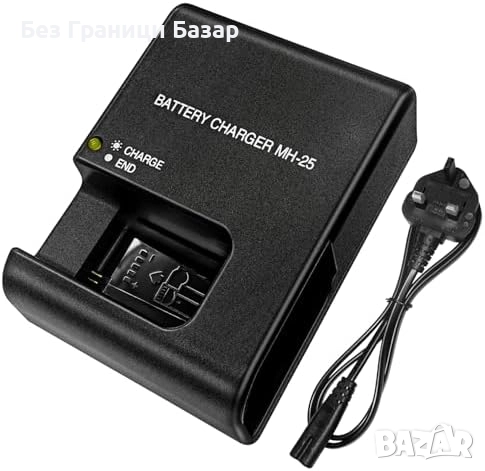 Ново Бързо зарядно MH-25 за Nikon EN-EL15 серия батерии + UK кабел, снимка 1