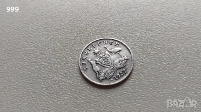 3 пенса 1927 Австралия - Сребро