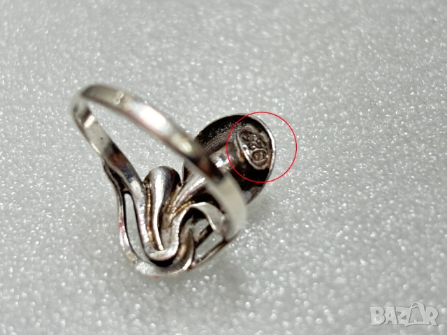 Дамски Сребърен Пръстен (проба 925)- 2,50 грама, снимка 6 - Пръстени - 52545919