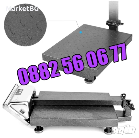 Кантар с платформа до 100 кг, електронен кантар, везна до 100 кг, снимка 3 - Везни - 52177667